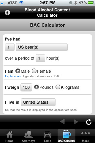 BAC Calc